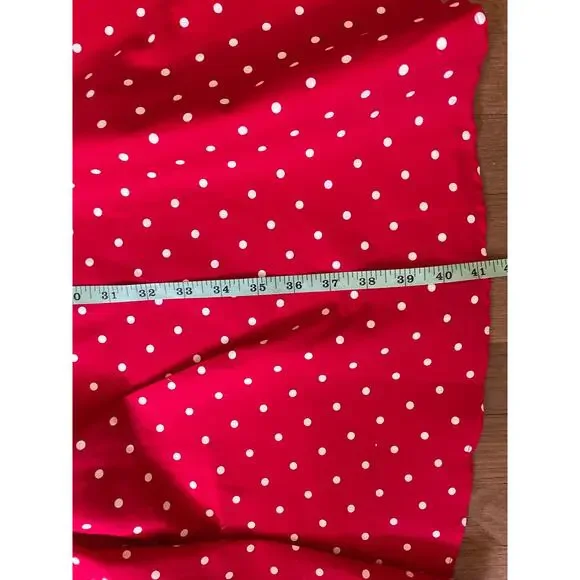 Stop Staring! Red & White Polka Dot Retro Style Dress Size Small - Picture 10 of 11